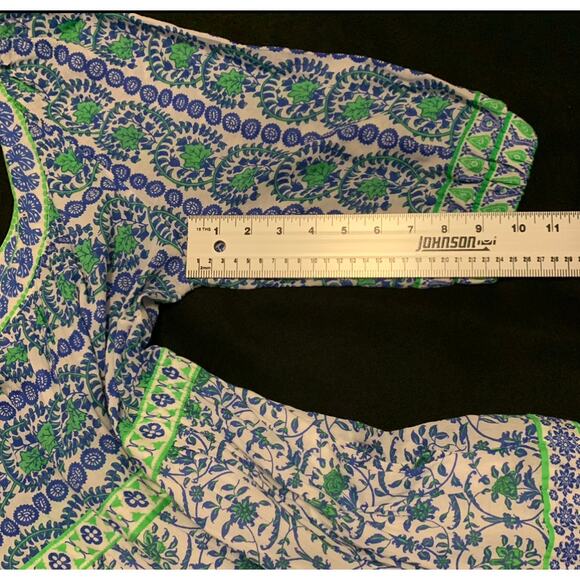 Gretchen Scott Womens Maxi Dress Large All Dolled Up East India Tiered Cotton - Picture 9 of 16